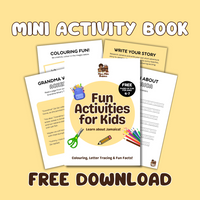 FREE 18-page Mini Jamaican Activity Book